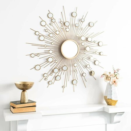 SAFAVIEH Ariah Sunburst Mirror - Gold MRR1030A